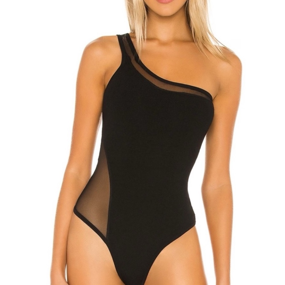 Superdown Black Knit Top